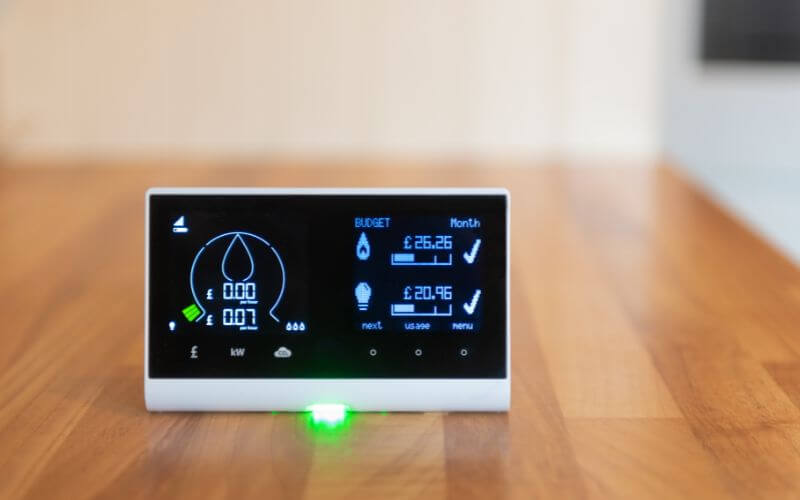 smart energy monitor in home display
