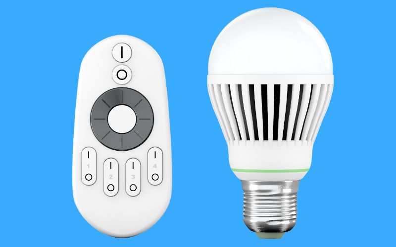 LED bulb with remote controller